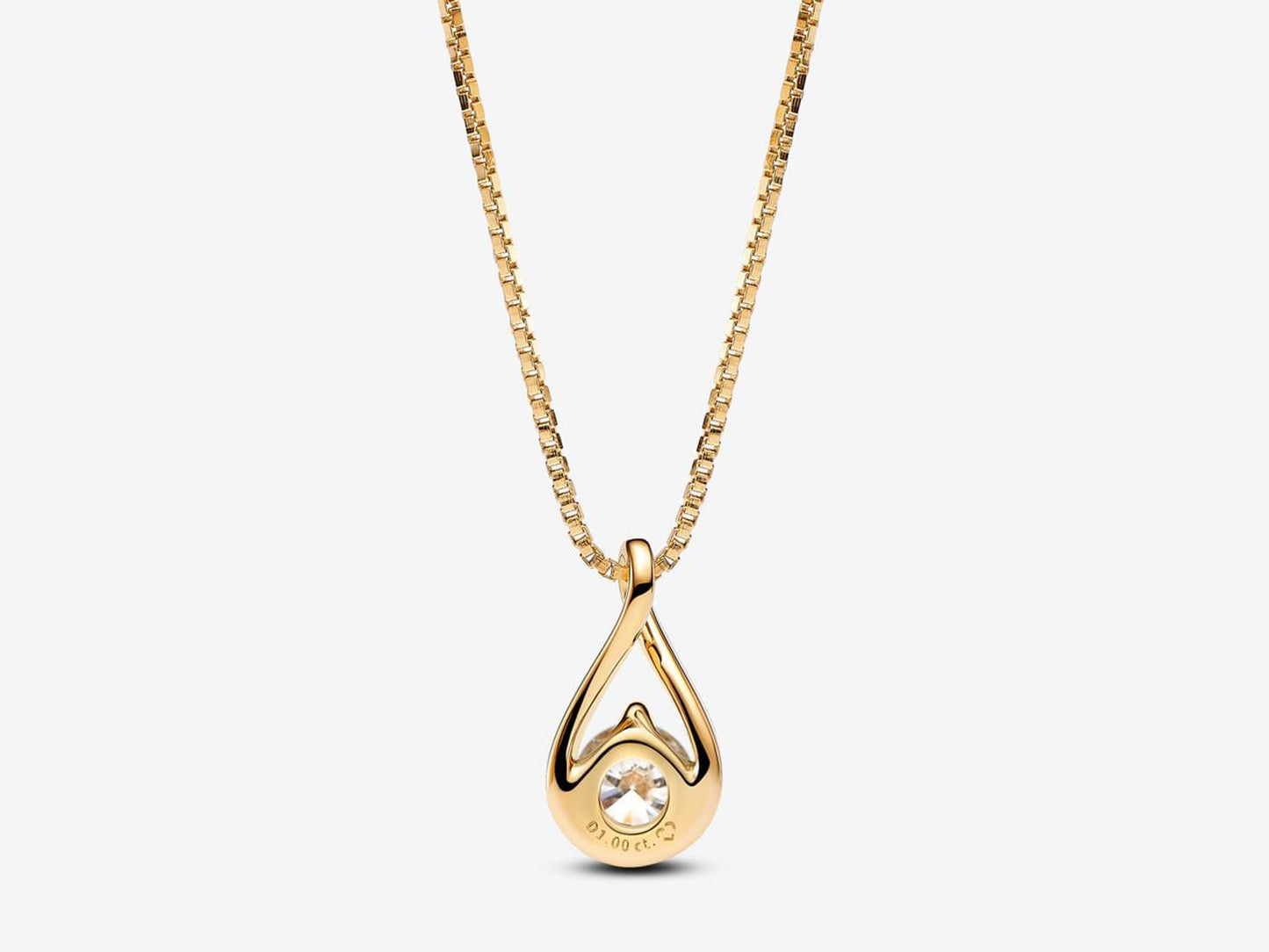 Lab-grown Diamond Pendant Necklace 1.00 carat tw 14k Gold