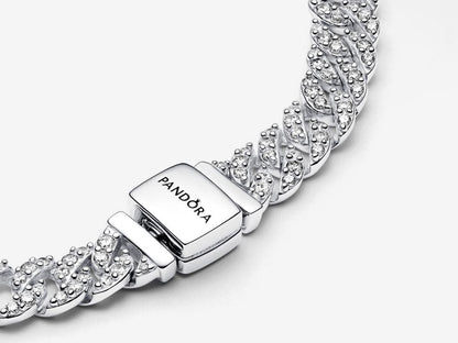 Pavé Cuban Chain Bracelet