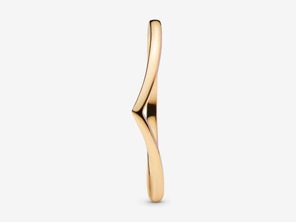 Polished Wishbone Ring