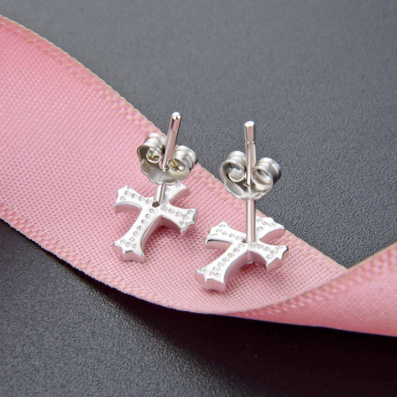 925 Sterling Silver Plated Stud Earrings - Professional Minimalist Earrings with Plastic Backs