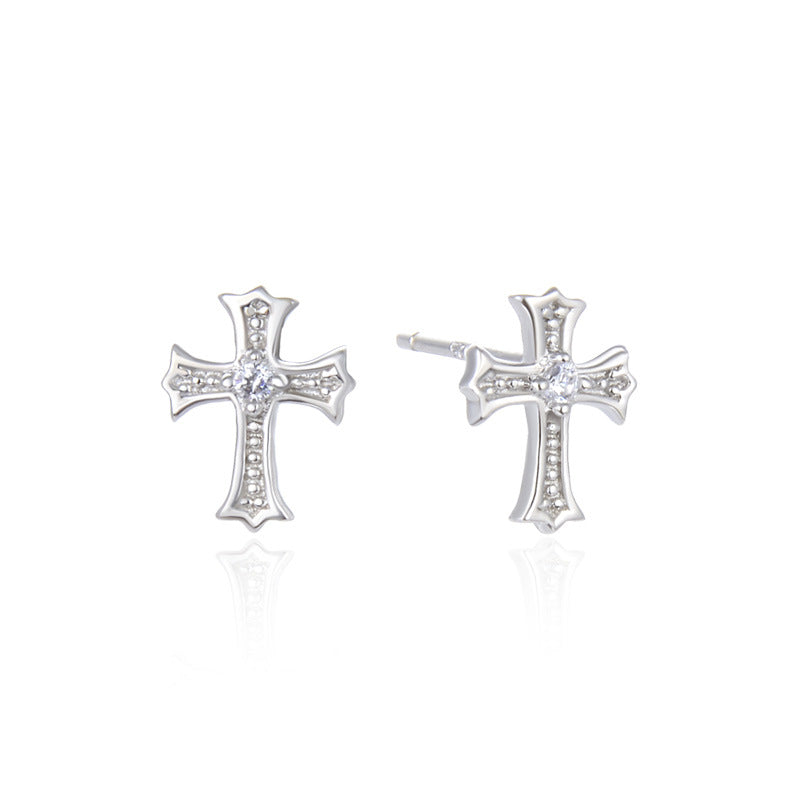 925 Sterling Silver Plated Stud Earrings - Professional Minimalist Earrings with Plastic Backs