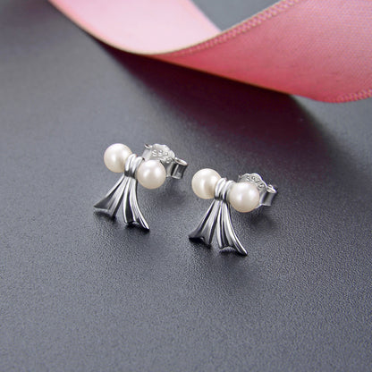 S925 Sterling Silver Money Toad Stud Earrings - Gold Plated Professional Chinese Symbol Earrings with Plastic Backs