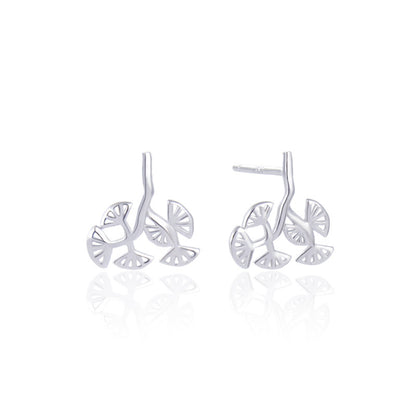S925 Sterling Silver Money Toad Stud Earrings - Korean Style Fortune Earrings with Plastic Backs
