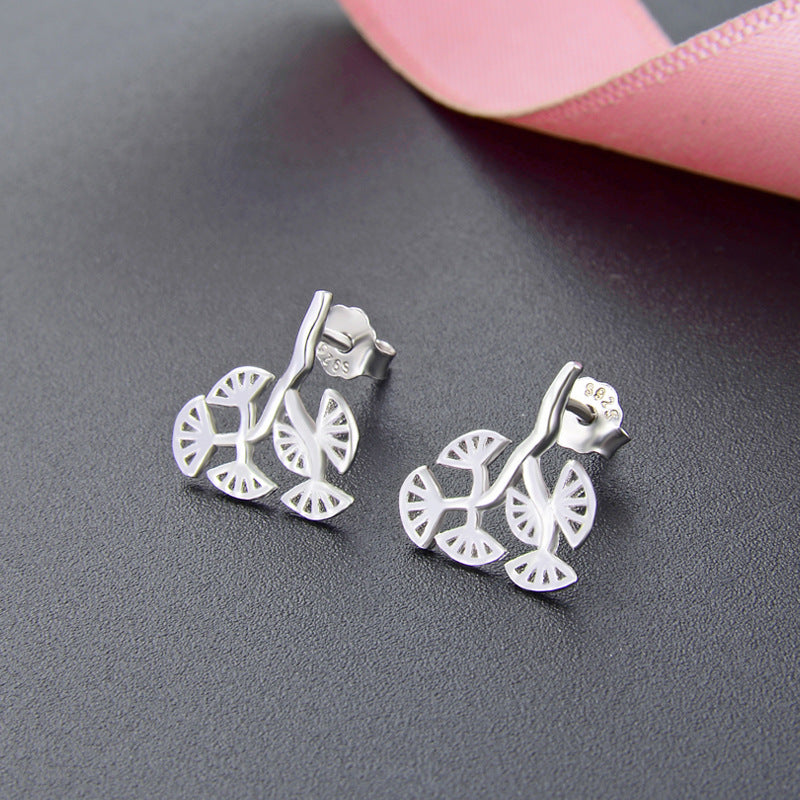 S925 Sterling Silver Money Toad Stud Earrings - Korean Style Fortune Earrings with Plastic Backs