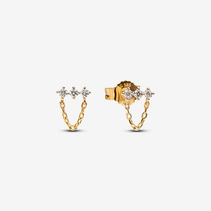 Lab Grown Diamond Trio Stud Earrings
