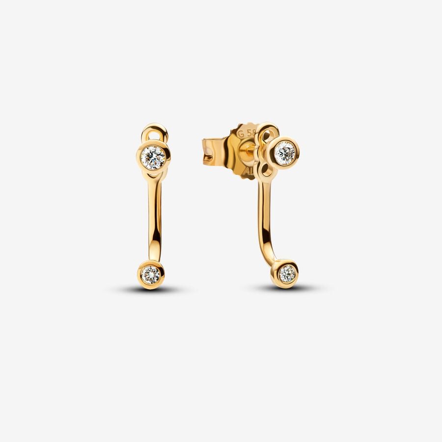 Adjustable Diamond Stud Earring