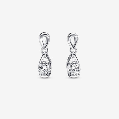 Lab-grown Diamond Drop Earrings 0.30 carat tw Sterling Silver