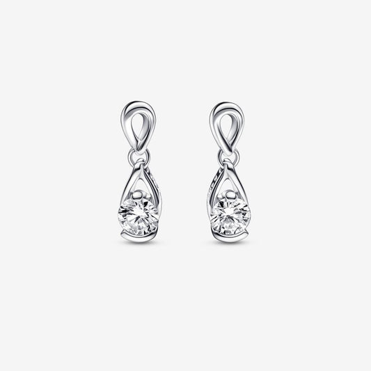 Lab-grown Diamond Drop Earrings 0.30 carat tw Sterling Silver