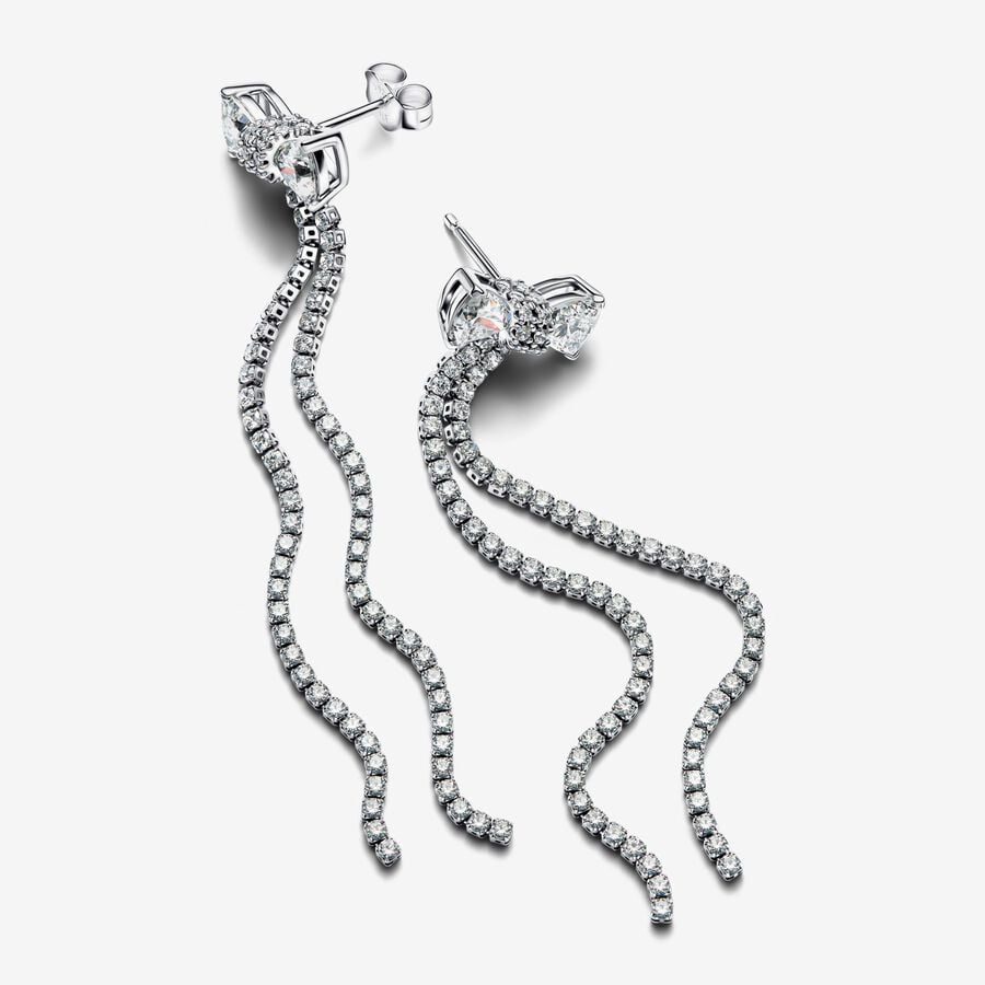Glamorous Bow Drop Earrings