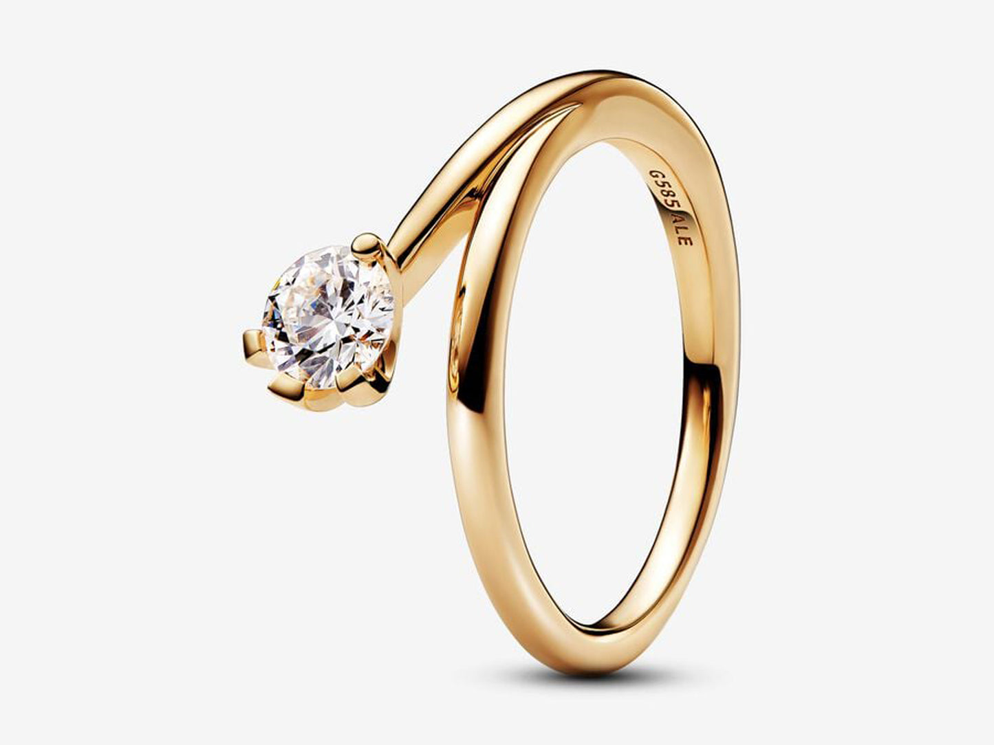 Lab-grown Diamond Asymmetric Ring 0.50 carat tw 14k Gold