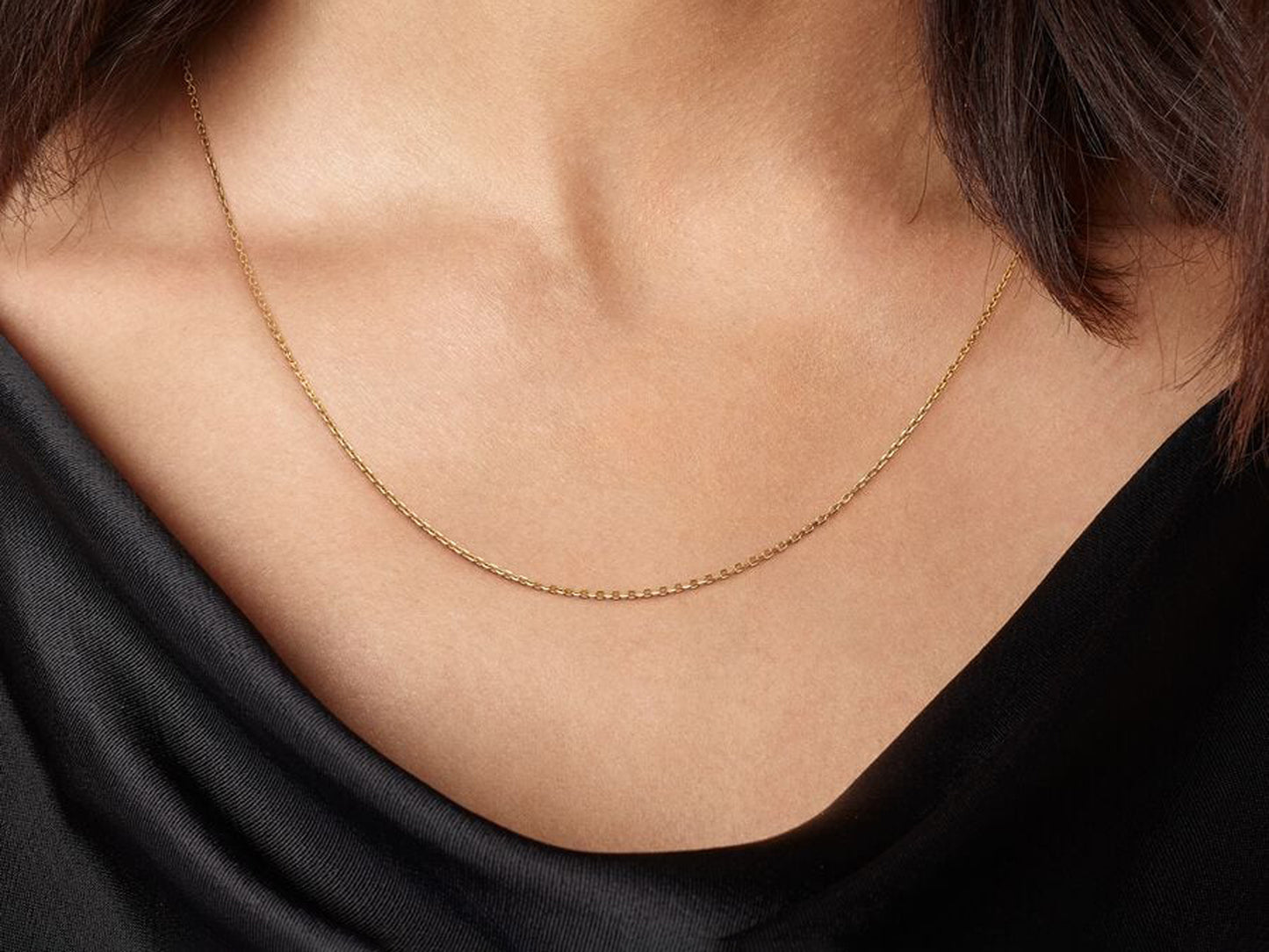 Cable Chain Necklace 14k Gold