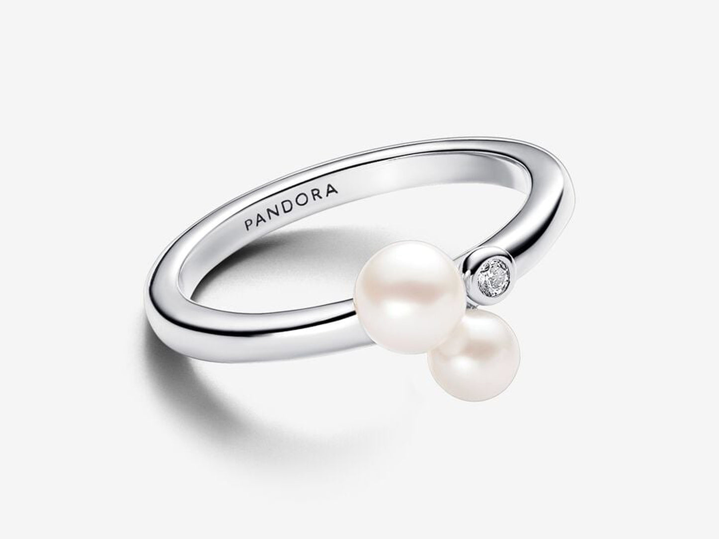 Duo Treated Freshwater Cultured Pearls Ring