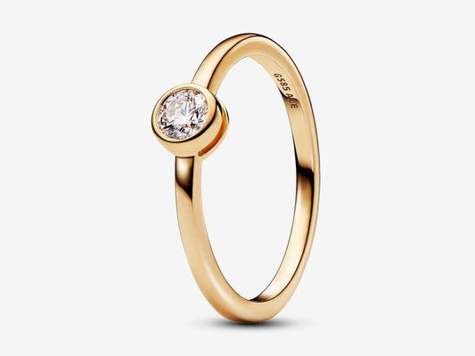 Lab-grown Diamond Bezel Ring 0.15 carat tw 14k Gold