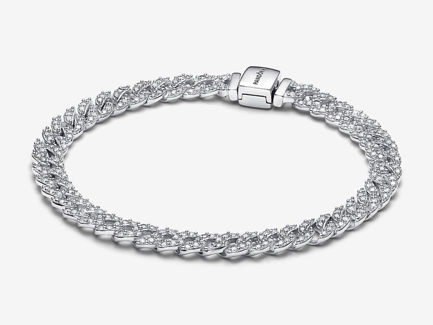 Pavé Cuban Chain Bracelet