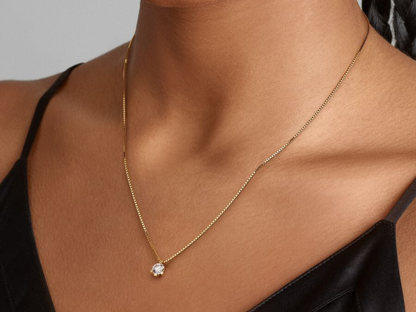 Lab-grown Diamond Pendant Necklace 0.50 carat tw 14k Gold