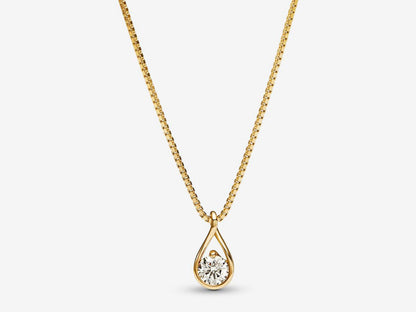 Lab-grown Diamond Pendant & Necklace 0.50 carat tw 14k Gold