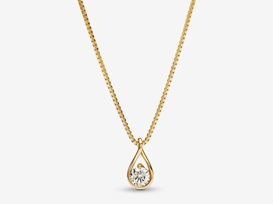 Lab-grown Diamond Pendant & Necklace 0.50 carat tw 14k Gold