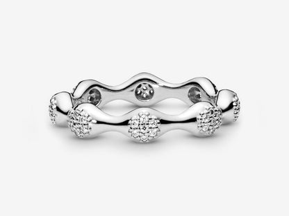 Pavé Modern LovePods Ring