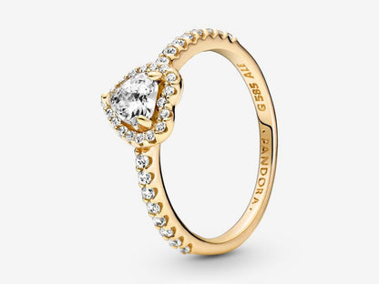 Elevated Heart Ring