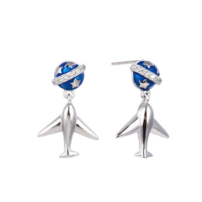 925 Sterling Silver Persimmon Stud Earrings - Gold Plated Luxury Fruit Design Earrings for Women