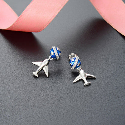 925 Sterling Silver Persimmon Stud Earrings - Gold Plated Luxury Fruit Design Earrings for Women