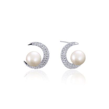 S925 Sterling Silver Cactus Stud Earrings - Rustic Botanical Earrings with Plastic Backs