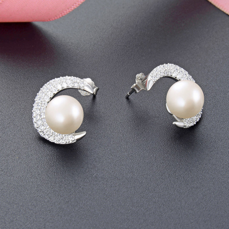 S925 Sterling Silver Cactus Stud Earrings - Rustic Botanical Earrings with Plastic Backs
