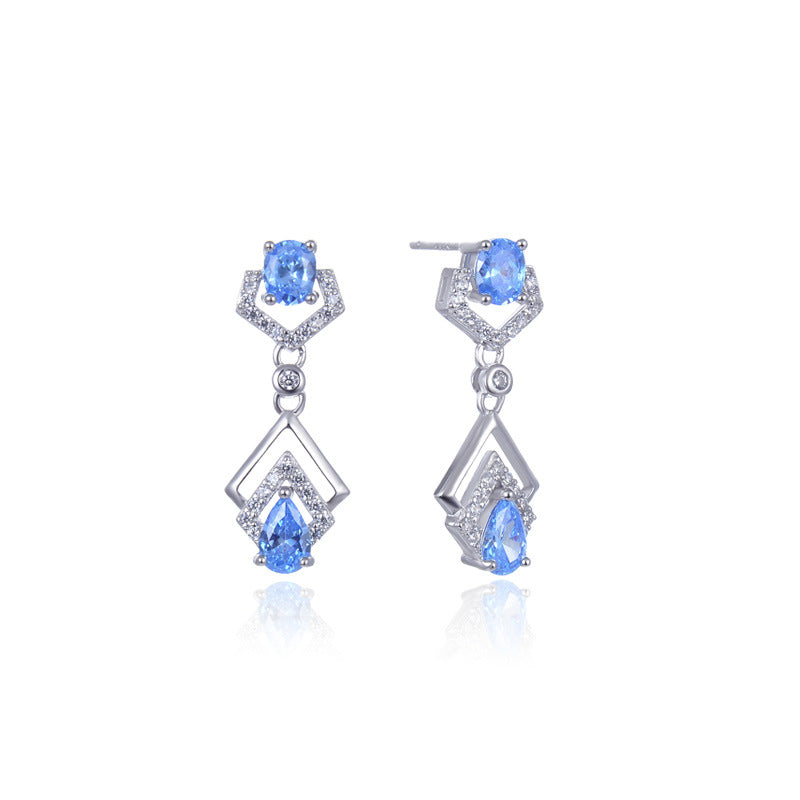 925 Sterling Silver Drop Earrings - Minimalist Dangle Earrings for Women