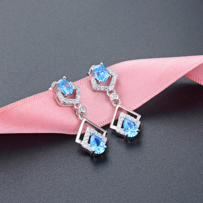 925 Sterling Silver Drop Earrings - Minimalist Dangle Earrings for Women
