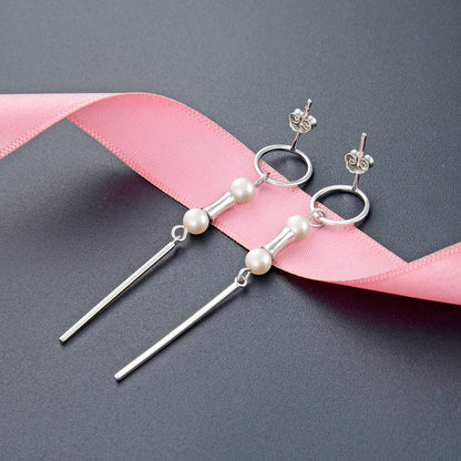 925 Sterling Silver Plated Stud Earrings - Luxury Minimalist Earrings with Plastic Backs