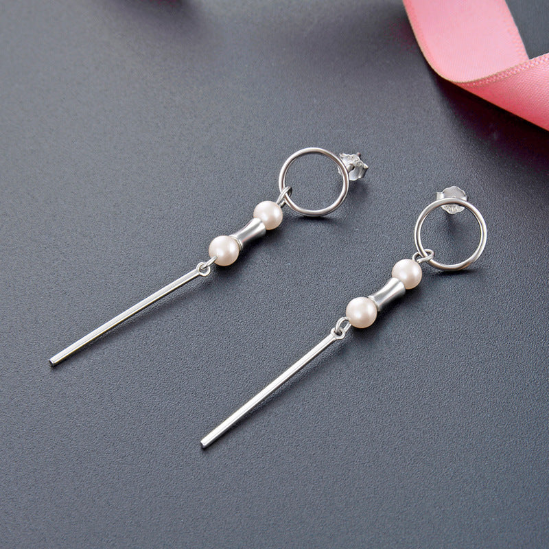 925 Sterling Silver Plated Stud Earrings - Luxury Minimalist Earrings with Plastic Backs
