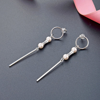925 Sterling Silver Plated Stud Earrings - Luxury Minimalist Earrings with Plastic Backs
