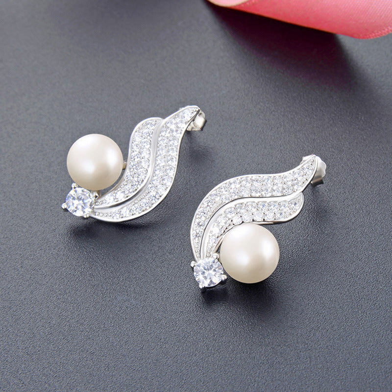 S925 Sterling Silver Plated Cartoon Stud Earrings - Playful Dangle Earrings with Plastic Backs