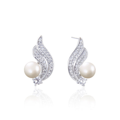 S925 Sterling Silver Plated Cartoon Stud Earrings - Playful Dangle Earrings with Plastic Backs