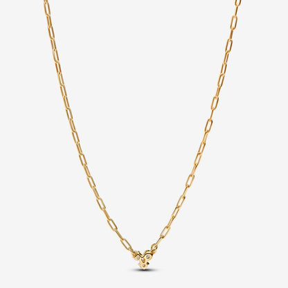 14k Gold LabGrown Diamond Cluster Necklace