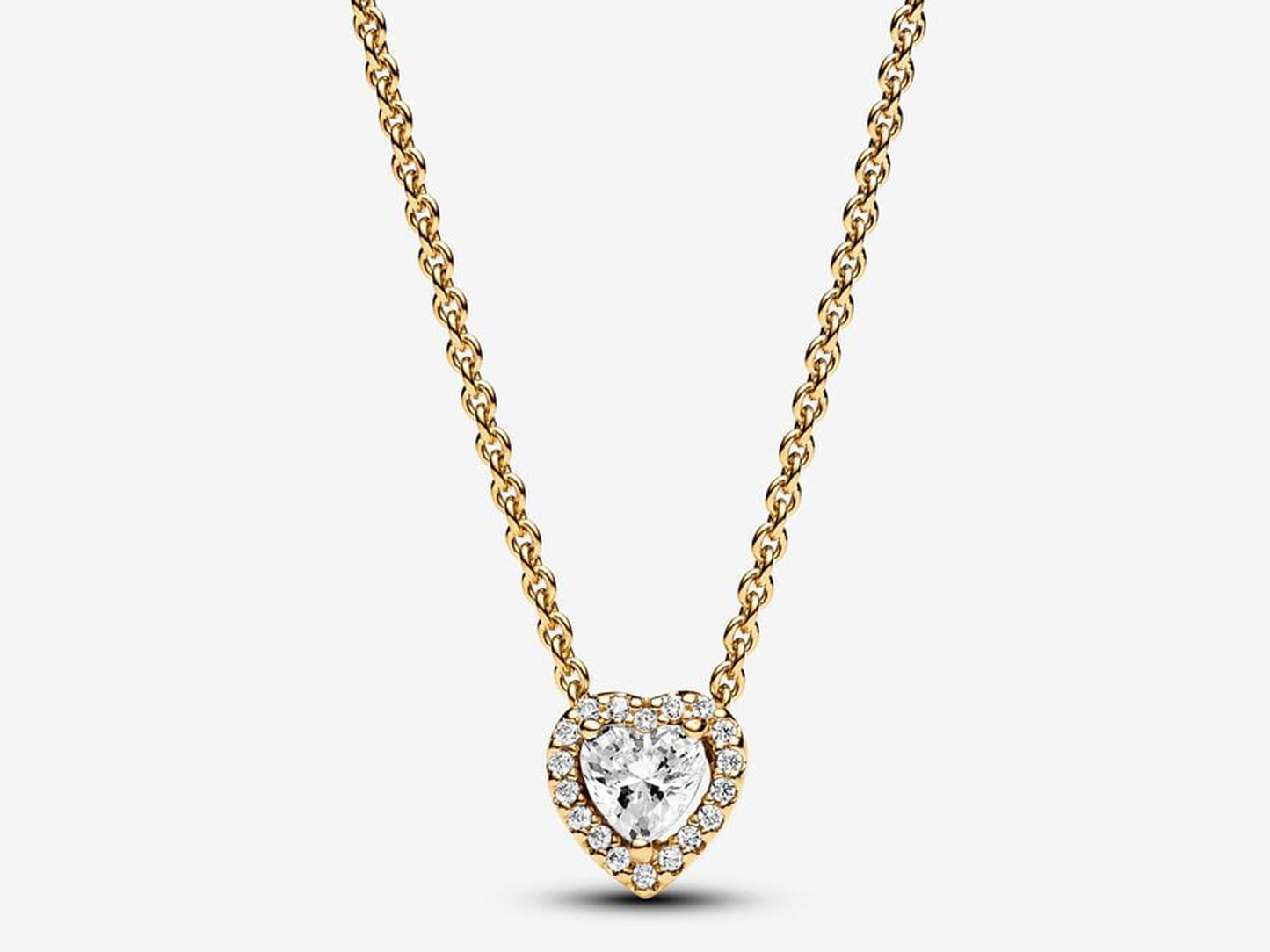 Sparkling Heart Collier Necklace