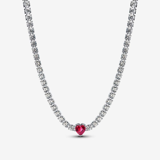 Halo Heart Choker Necklace