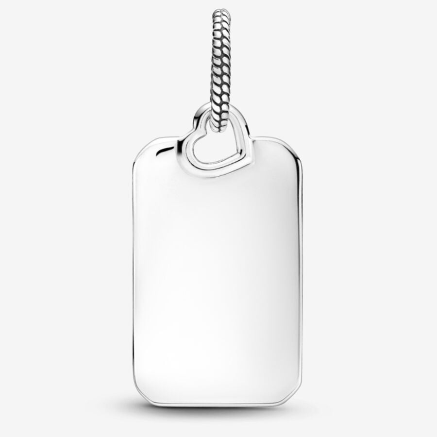 Engravable Rectangle Tag Pendant