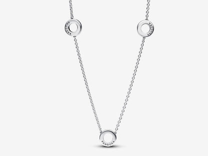 Pavé Circles Chain Necklace