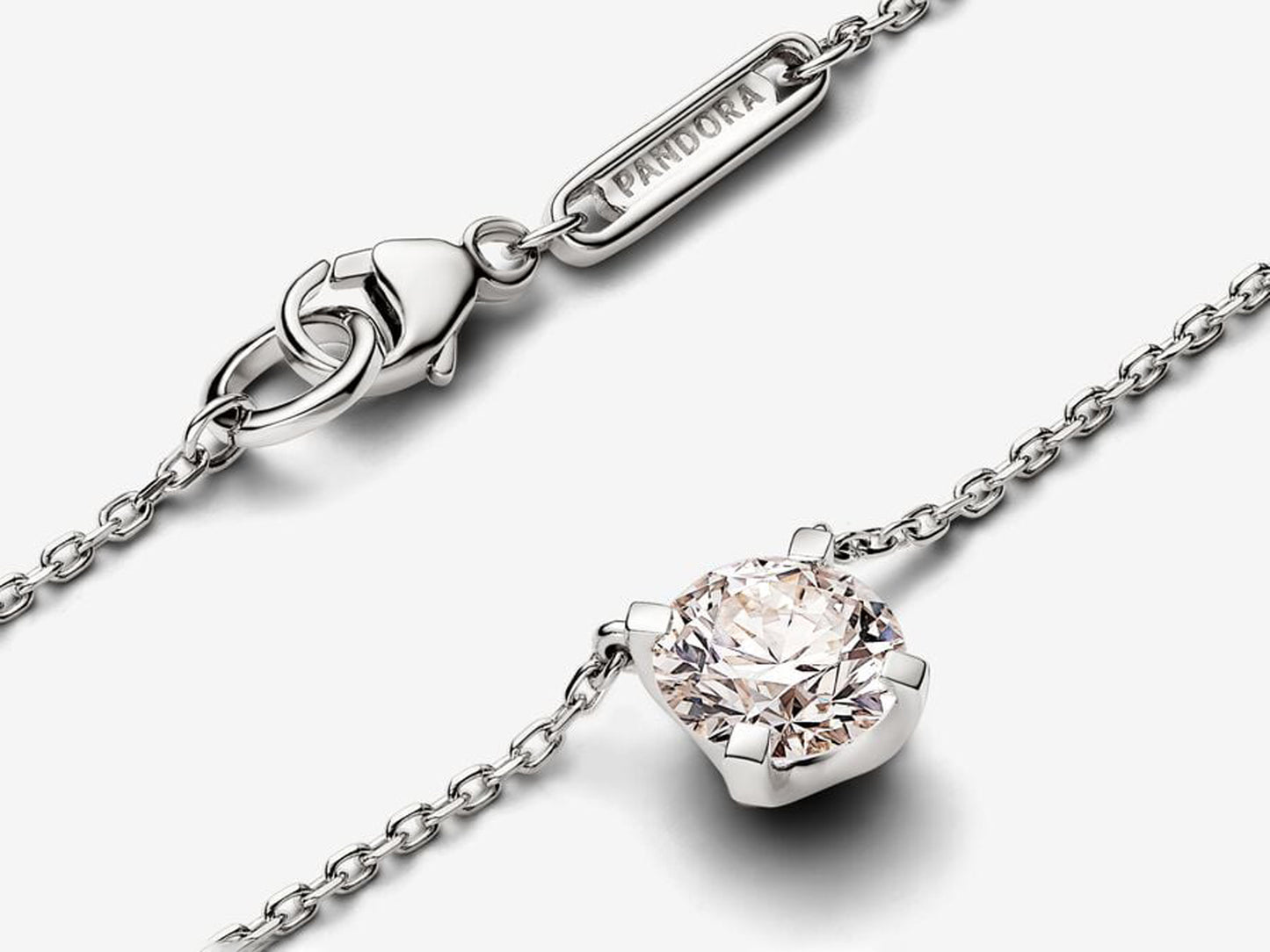 Lab-grown Diamond Pendant Necklace 1.00 carat tw 14k White Gold