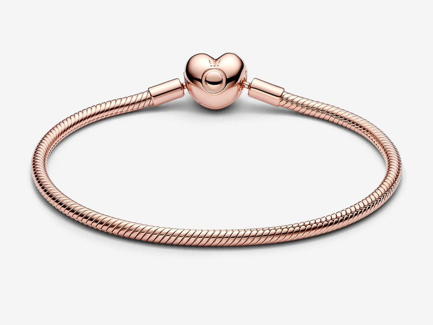 Heart Clasp Snake Chain Bracelet