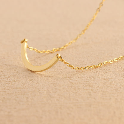 Personalized Pendant Gold O-Shaped Necklace