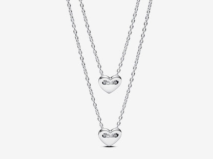 Forever & Always Splittable Heart Collier Necklaces