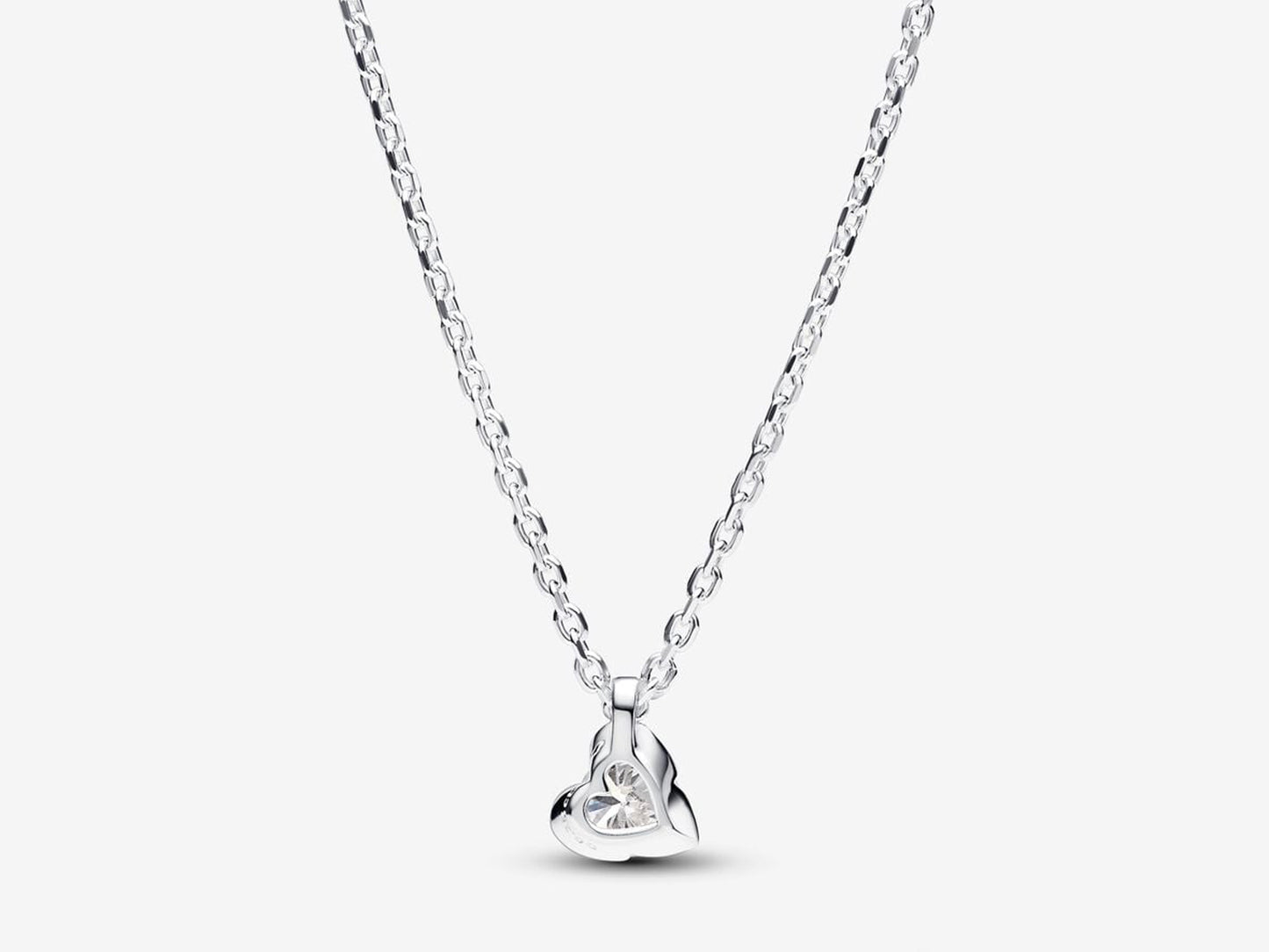 Lab-grown Diamond Heart Pendant Necklace 0.25 carat tw Sterling Silver