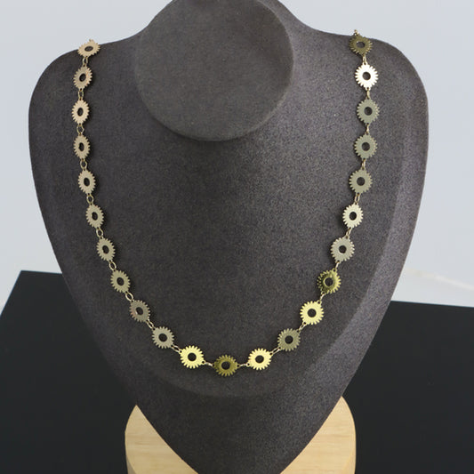 Creative Copper O-Chain Necklace