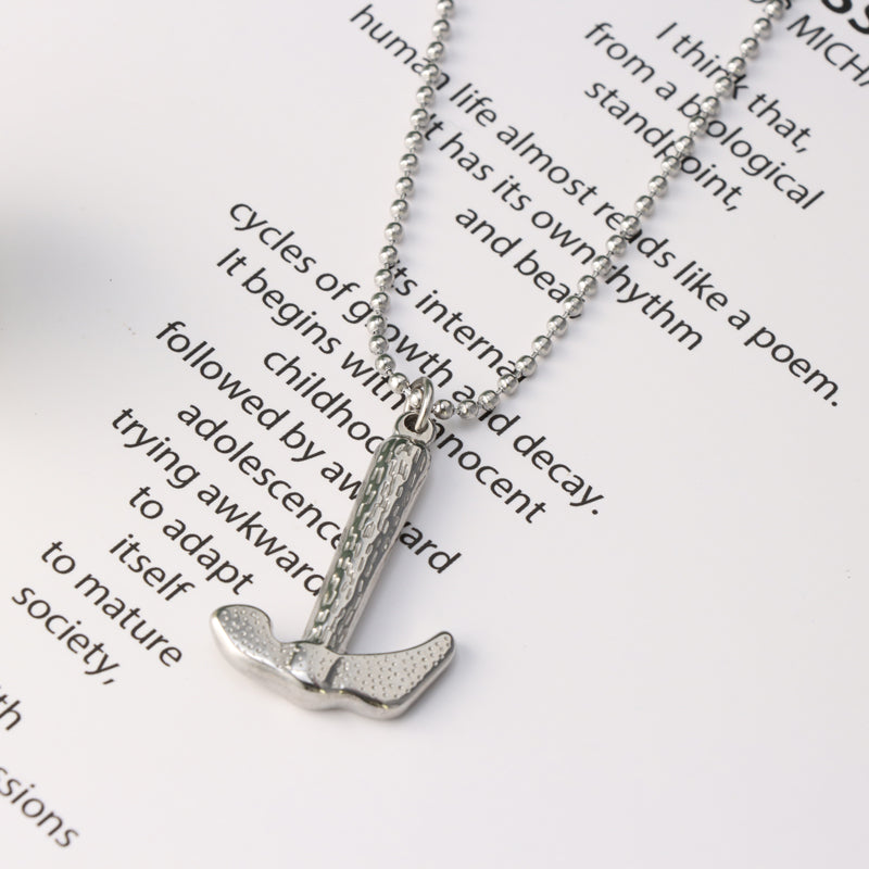 Stainless Steel Nautical Anchor Pendant Necklace