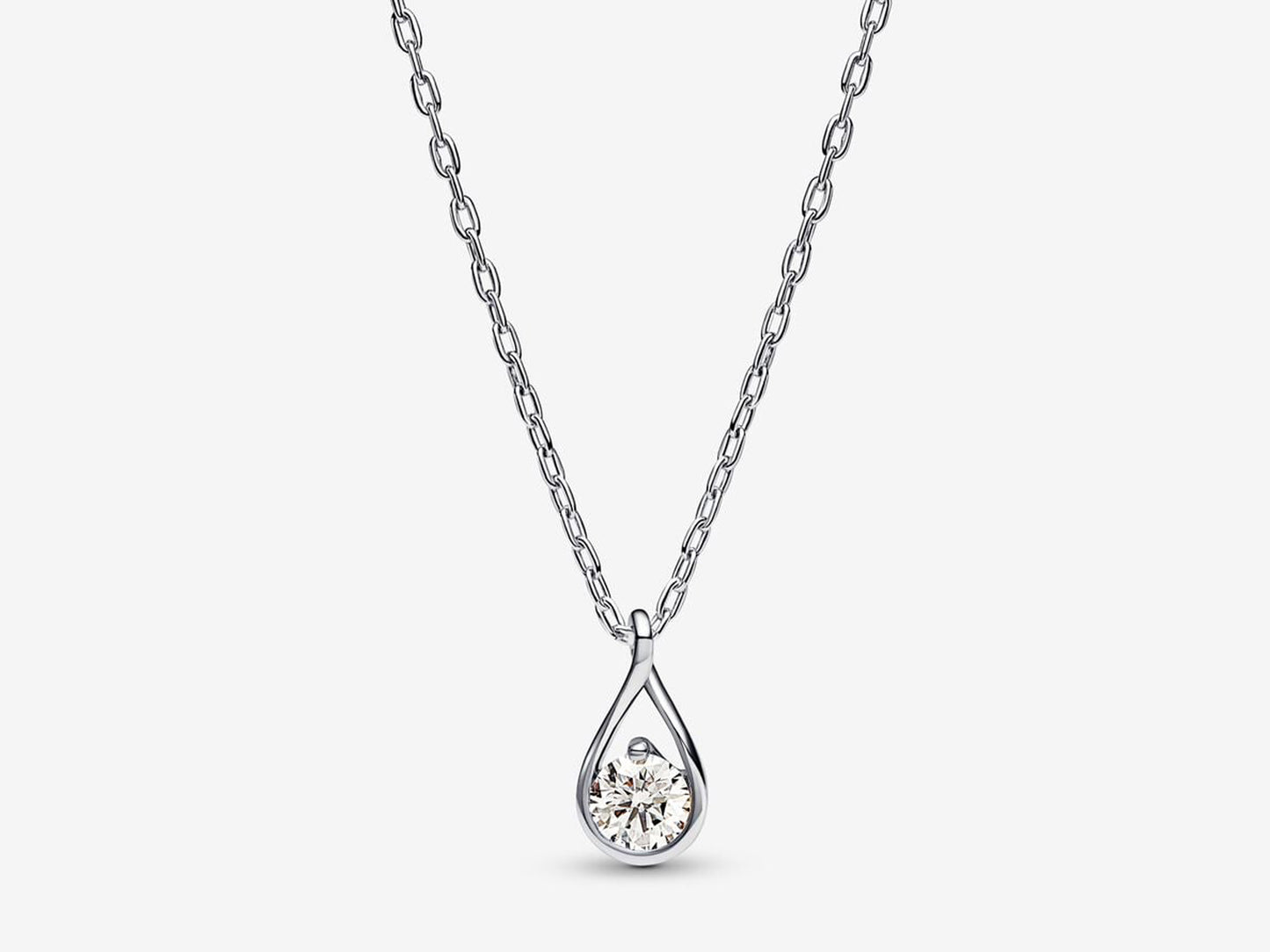 Lab-grown Diamond Pendant & Necklace 0.50 carat tw Sterling Silver