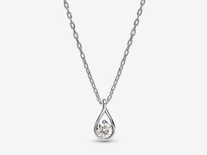 Lab-grown Diamond Pendant & Necklace 0.50 carat tw Sterling Silver