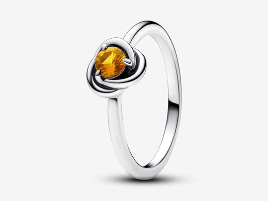 November Honey Eternity Circle Ring
