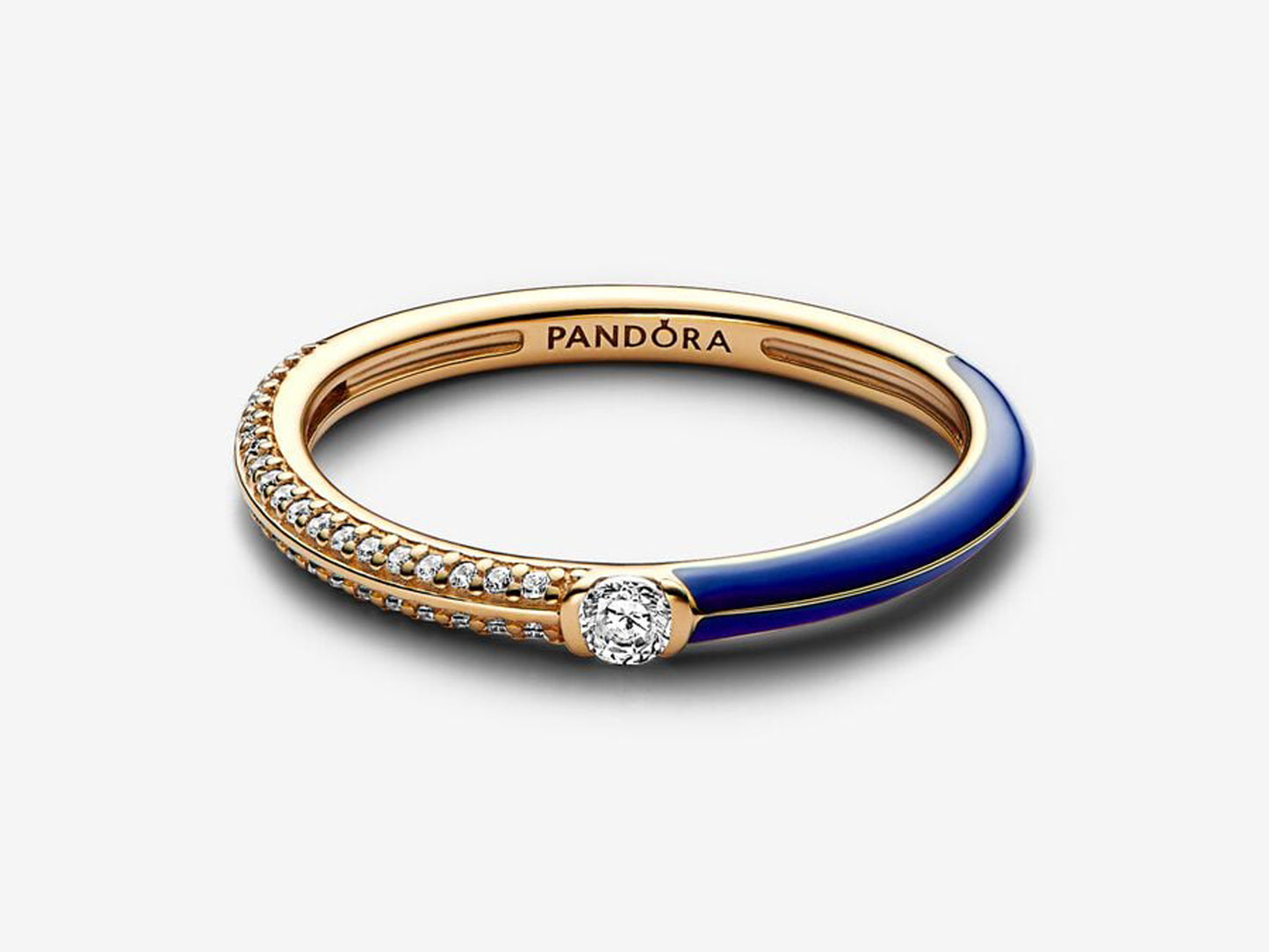 Pavé & Blue Dual Ring